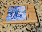 Delftware Danish Modern Natural Wood Wire Cheese Cutter Slicer Board Steege. Fixed Price $24.00.