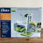 Oster Triple Blade Spiralizer 4 Piece Set Brand New In Box. Fixed Price $18.00.