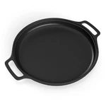 14INCH Cast Iron Griddle, Thickened Double Ears Pizza Pan, For St.... Fixed Price $55.47.