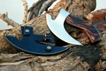 Handmade Carbon Steel Pizza Axe Viking Short Hatchet For Camping & Hunting. Fixed Price $42.04.