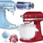 Ice Cream Maker & Shaved Attachment For Mixer, Set.... Fixed Price $152.59.