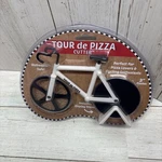 Bicycle Pizza Cutter Tour Dual Stainless Steel 3" Blades (H4). Fixed Price $10.99.