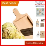 Effortless Vegetable Slicer & Shredder Pre-oiled Wood With Cut-resistant Glove. Fixed Price $104.90.