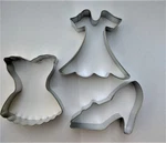 Slipper Heel Dress Corset Cookie Cutter 3 Pc Up Girl Teen Women. Fixed Price $7.99.