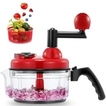 Geedel Hand Food Chopper, Quick Manual Vegetable Processor, Easy To Clean Rot.... Fixed Price $37.93.