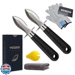 Wendom Oyster Knife Shucker Set Shucking And Gloves Cut Resistan. Fixed Price $27.99.