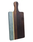 Fkksparkler Cutting Board With Marble And Wood, 16.5 X 7 Cheese H.... Fixed Price $46.27.