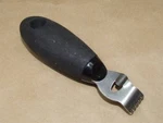 Oxo Good Grips Stainless Steel Lemon Zester Bar Utensil Black Rubber Handle 5.25. Fixed Price $25.00.