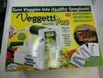 Vegetable Cutter Veggetti Pro Top Spiral With 3 Stainless Steel Blades. Fixed Price $24.99.
