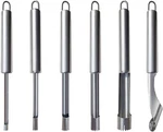 Yiasangly Fruit And Vegetable Corer Tool, Multi-function Stainless Silver. Fixed Price $13.99.