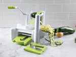 Oster Kitchen Artistry 4-PC Set Slicing & Grating Spiralizer Lime Green Box. Fixed Price $29.99.