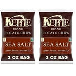 Kettle Brand Potato Chips, Sea Salt Snack Bag, Oz (pack Of 2). Fixed Price $9.99.