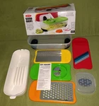 Oxo Good Grips 4 Piece Grate & Slice Set With 2 Cups Capacity Container Lid. Fixed Price $23.99.