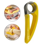 5 Banana Slicer Pp+stainless Fruit Vegetable Salad Cutter Kitchen Tools. Fixed Price $5.08.