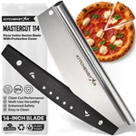 Kitchenstar 14-INCH Pizza Cutter Rocker Blade Sharp Inch, Silver. Fixed Price $21.43.