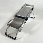 Buyer France Stainless Steel Mandoline Slicer Stand 1 Blade Only As -is. Fixed Price $45.75.