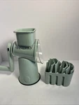Rotary Cheese Grater,multifunction 5 In 1 Chopper Vegetable Cutter Slicer, Ro.... Fixed Price $25.00.