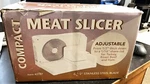 Compact Electric Food Meat Slicer 42787 Fence Tray 6.5" Stainless Blade. Fixed Price $138.75.