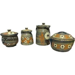 Rustic French Stoneware Pottery From Alsace - Handcrafted Heritage For Your Home. Fixed Price $30.00.