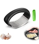 Stainless Steel Garlic Press Rocker Crusher Masher Peeler Manual Kitchen Tool.... Fixed Price $11.99.