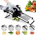 Mandoline Food Slicer, Adjustable For Kitchen, Stainless Steel. Fixed Price $41.99.