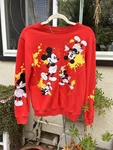 Disney Mickey Mouse Red Graphic Crewneck Sweatshirt Teens Youth Xs Retro. Fixed Price $19.97.