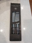 Adorox Cake Knife Server Acrylic Stainless Steel Faux Crystal Handle. Fixed Price $14.00.