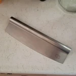 Pizza Cutter Straight Edge Rocker Stainless Steel By Dash Of That. Fixed Price $15.00.