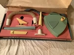 Vtg 50S 60S Vac-u-fun By Marx Electric Cordless Toy Vacuum Cleaner Works. Fixed Price $75.00.