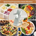 Adjustable Stainless Steel Vegetable Slicer & Chopper Multifunctional Safe Home. Fixed Price $18.69.