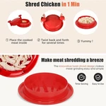 Chicken Shredder, Tool Twist, Meat With Ergonomic Hand. Fixed Price $150.00.