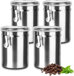 1800ML Coffee Food Canister Airtight Stainless Steel Kitchen Storage Container. Fixed Price $56.99.
