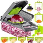 16-IN-1 Vegetable Fruit Chopper Cutter Food Onion Veggie Dicer Slicer Kitchen. Fixed Price $18.99.