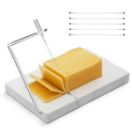 Cheese Slicer With Replacement Upgrade Thick Cutting Wires - Heavy Duty 5"X8". Fixed Price $29.48.