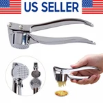 Garlic Press Crusher Squeezer Masher Mincer Stainless Steel Manual Kitchen Tool. Fixed Price $6.59.
