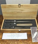 Kamikoto Kanpeki Set-includes Slicer, Chopper, And Utility Knife-new. Fixed Price $64.99.
