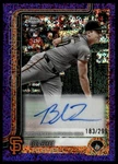 2025 Topps Chrome Update Blade Tidwell Purple Speckle Refractor Auto /299. Fixed Price $9.99.