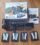 Slicer Vegetable Cutter Ribbon Thin/thick Angel Hair And Curly Spirals. Fixed Price $10.00.