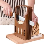 Tcotbe, Foldable Compact Bread Slicing Guide - Bake Slicer Cutter For Brown. Fixed Price $15.09.