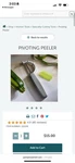 New Pampered Chef Pivoting Peeler Fruits & Veggies # 101228. Fixed Price $15.00.
