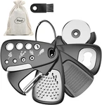 Pisol 6-PIECE Kitchen Gadget Set, Cheese Grater, Peeler, Pizza Cutter & More. Fixed Price $11.36.