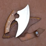 Handmade Stainless Steel Kitchen Ulu Rocker Knife For Pizza Cutting & Chopping. Fixed Price $69.99.
