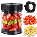 Fruit Slicer Cup Stainless Steel Strawberry Grape Cutter 129 Black Hendiy Speed. Fixed Price $35.99.