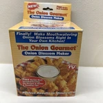 The Onion Gourmet Blossom Maker W/ Recipe Booklet Vintage 1998 Ontel. Fixed Price $7.20.