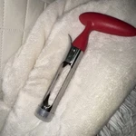 Home Kitchen Fruit Cutter Tool Remover Apple Slicer Peeler Corer Pitter Red. Fixed Price $5.50.