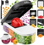 Stainless Steel Mandoline Slicer With 6 Sharp Blades For Easy Meal Prep. Fixed Price $40.41.