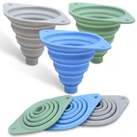 Kitchen Funnels Set 3 Packfunnel For Use Filling Bottlessilicone Funn.... Fixed Price $12.64.