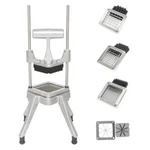 Commercial Vegetable Chopper French Fry Cutter With 4 Blades Potato Slicer. Fixed Price $77.99.