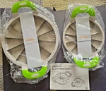Two Szs Progressive Cutters/wedgers/corers Watermelon To Pineapple Cake. Fixed Price $18.50.