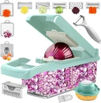 Vegetable Chopper 16 With Container, Veggie Food And Dicer,. Fixed Price $27.98.